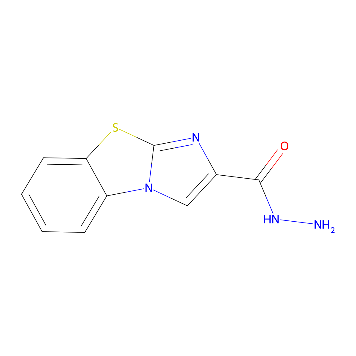 Imidazo[2,1-b][1,3]benzothiazole-2-carbohydrazide molecular structure, CAS 181486-64-6