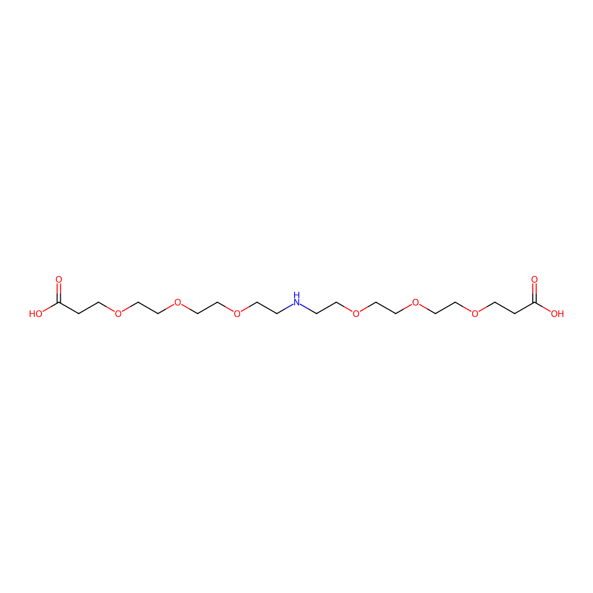 Acid-apeg6-acid molecular structure, CAS 1814901-04-6