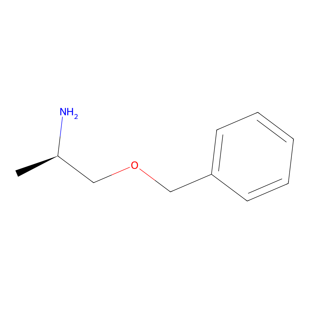 (2R)-1-(benzyloxy)propan-2-amine molecular structure, CAS 181495-37-4