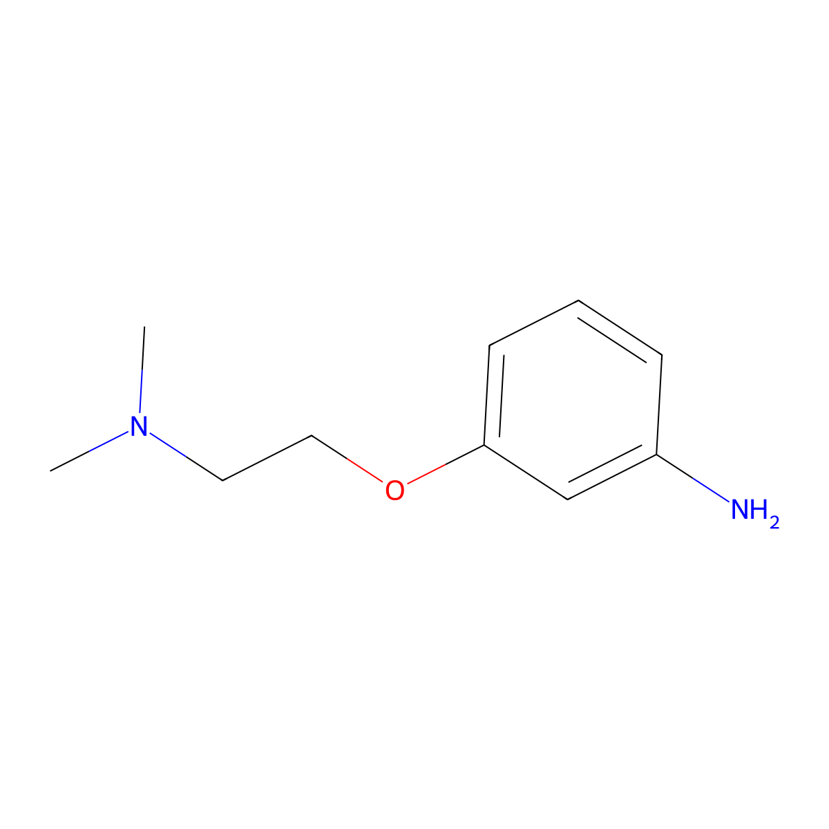 3-[2-(Dimethylamino)ethoxy]aniline molecular structure, CAS 181513-08-6