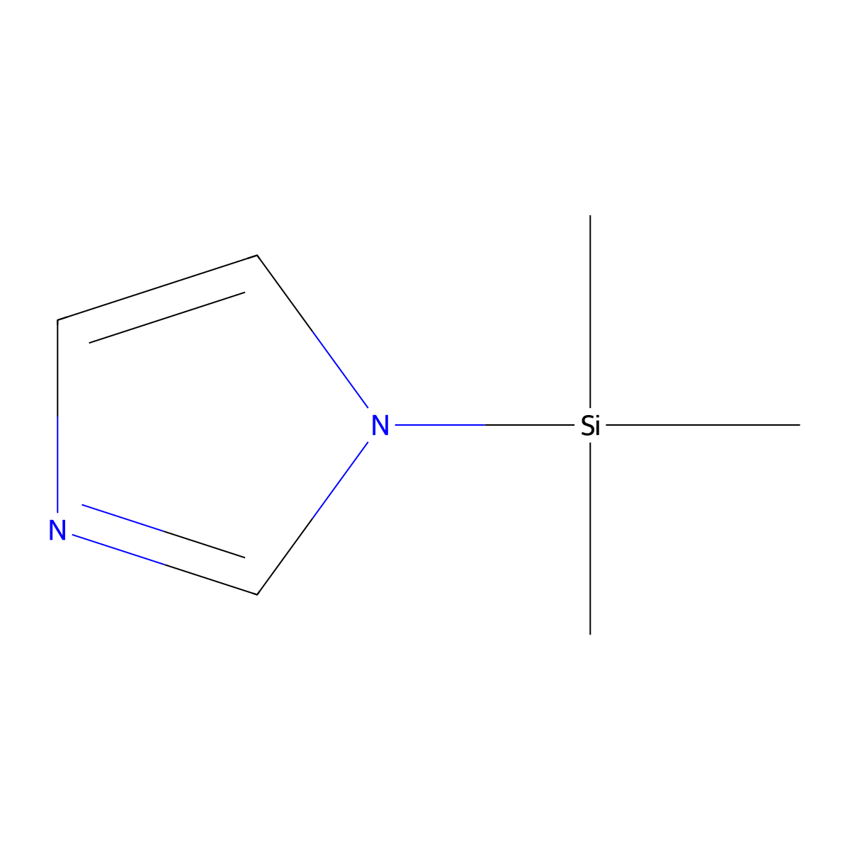 (Trimethylsilyl)imidazole molecular structure, CAS 18156-74-6