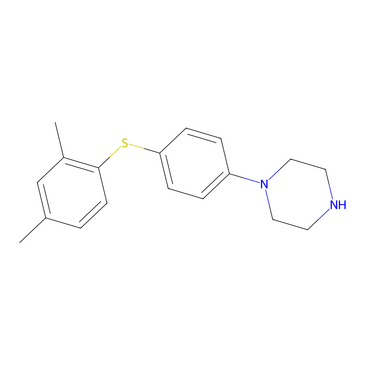 para-Vortioxetine molecular structure, CAS 1815608-51-5