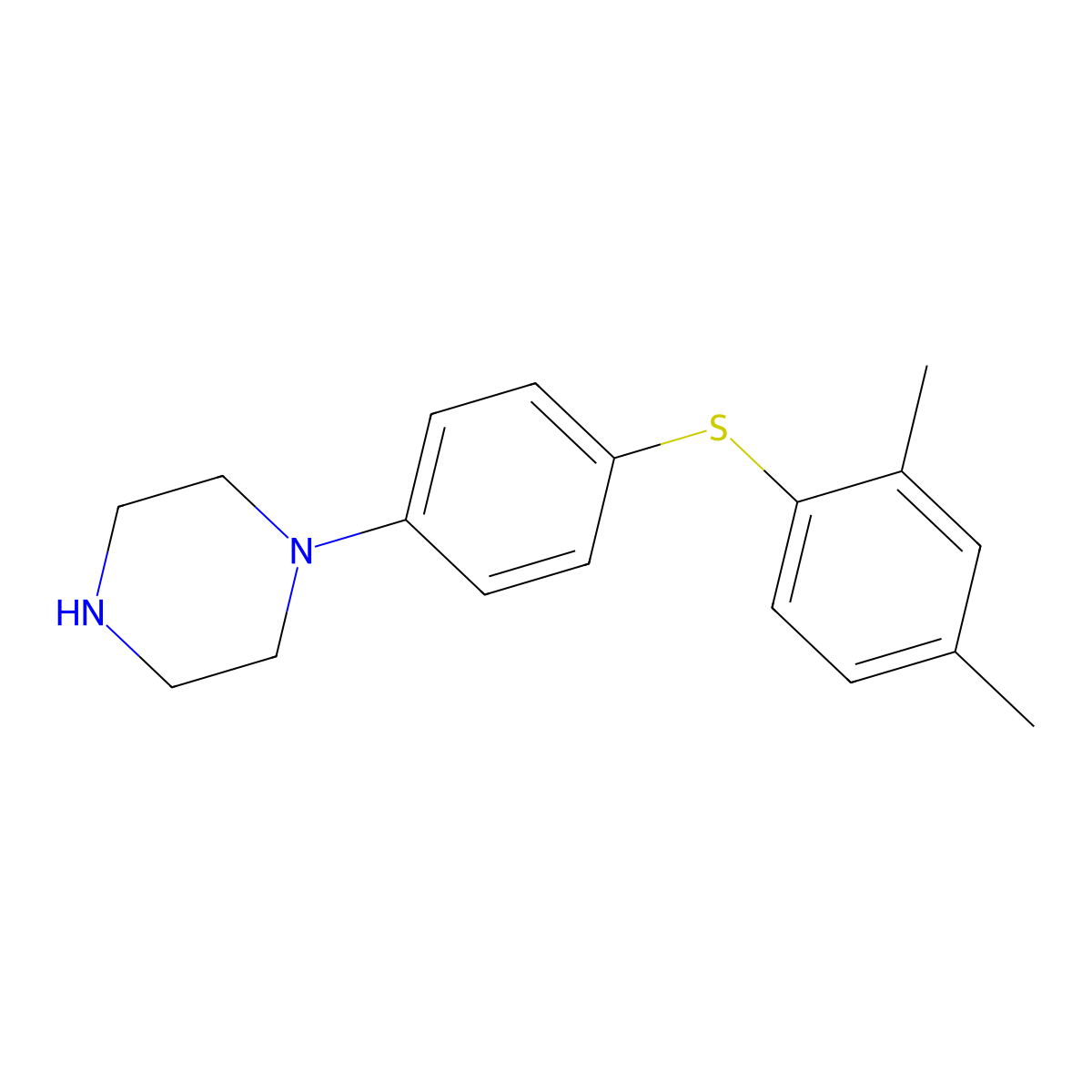 para-Vortioxetine molecular structure, CAS 1815608-51-5