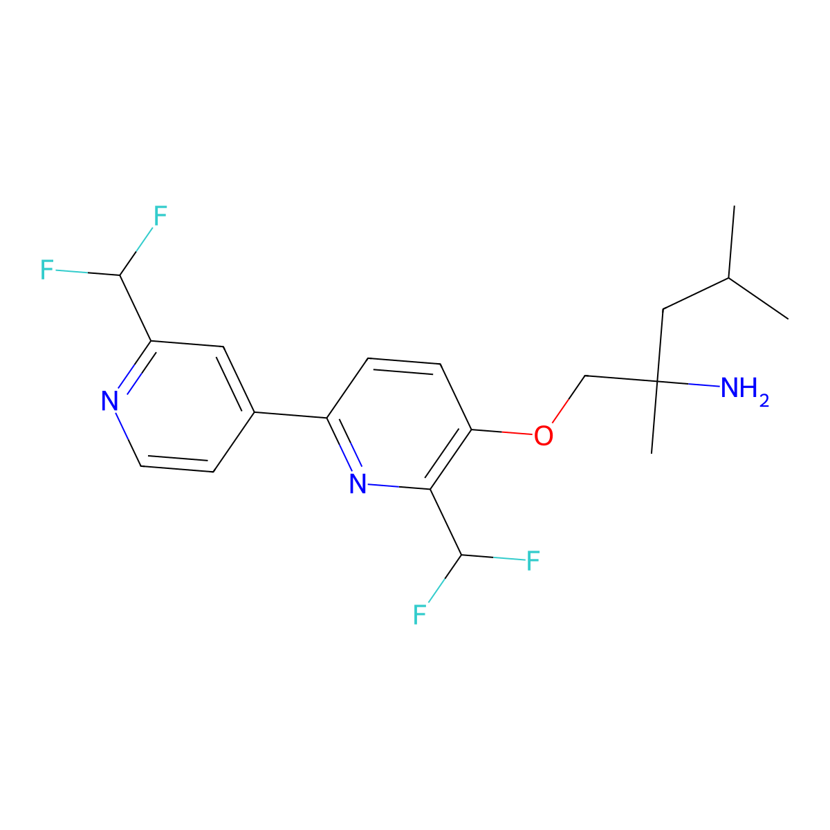 Pilavapadin molecular structure, CAS 1815613-42-3