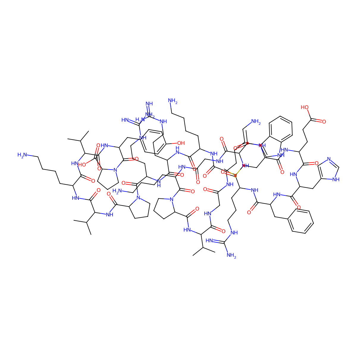 Acetyl-ACTH (4-24) (human, bovine, rat) molecular structure, CAS 1815618-00-8