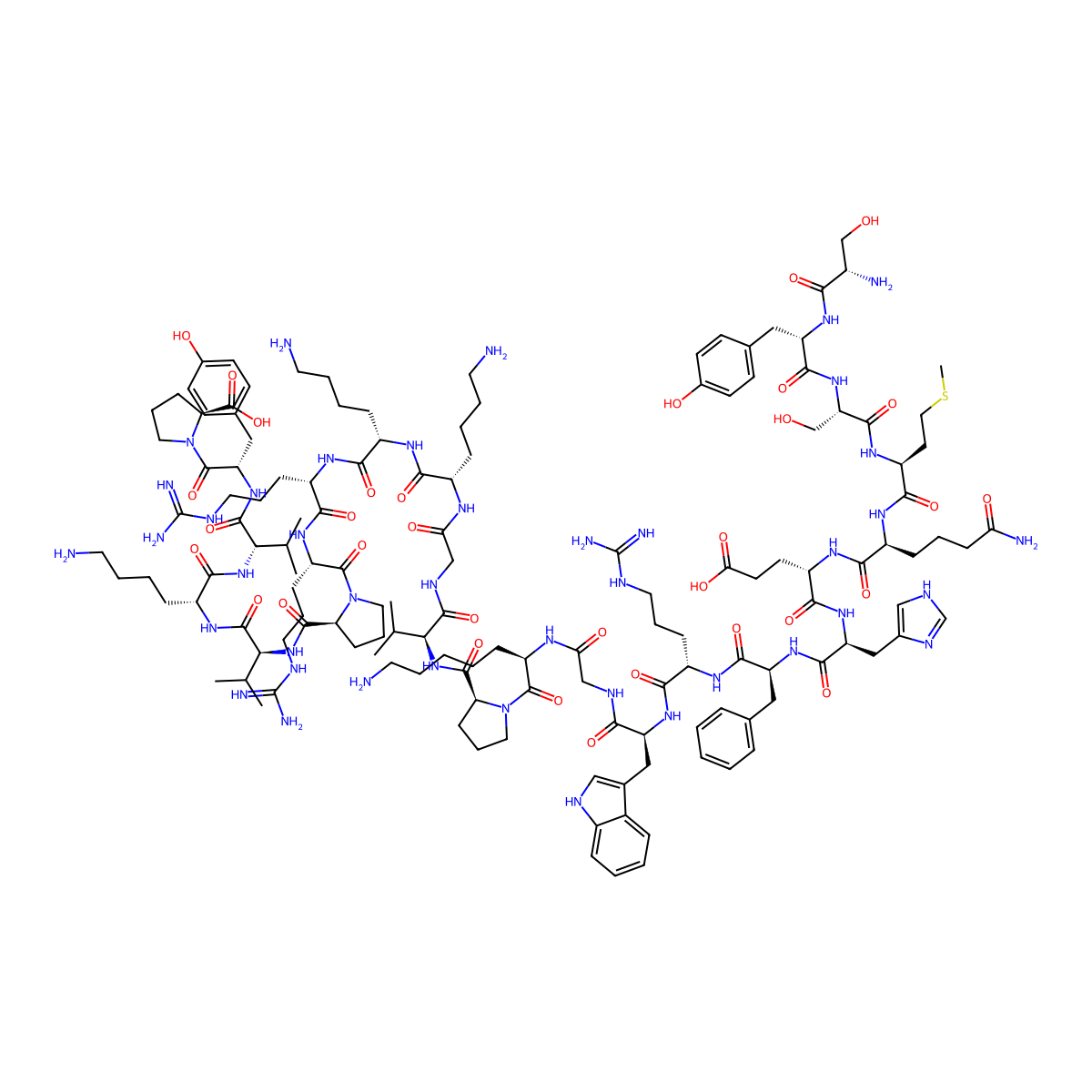 Endo-4a-Glu-ACTH (1-24) (human, bovine, rat) molecular structure, CAS 1815618-18-8