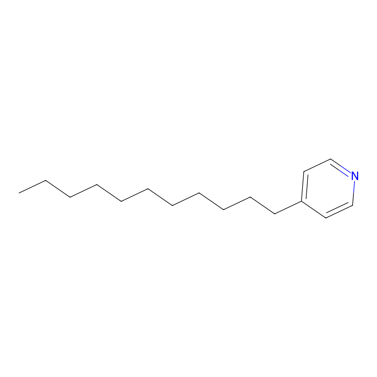 4-Undecylpyridine molecular structure, CAS 1816-00-8