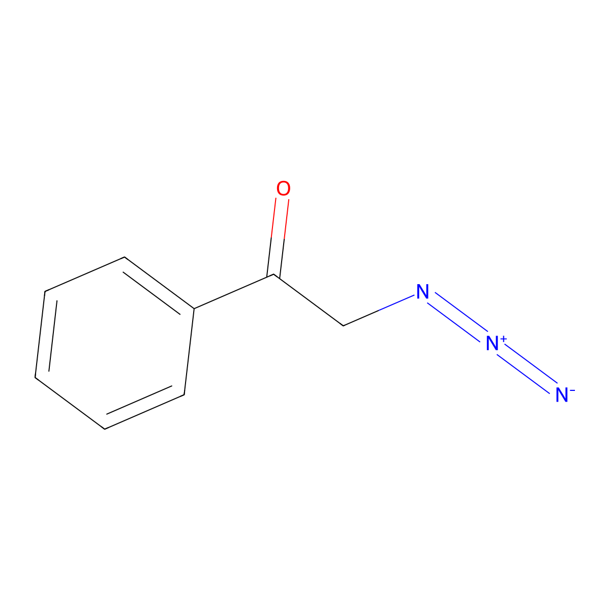 2-Azido-1-phenylethanone molecular structure, CAS 1816-88-2