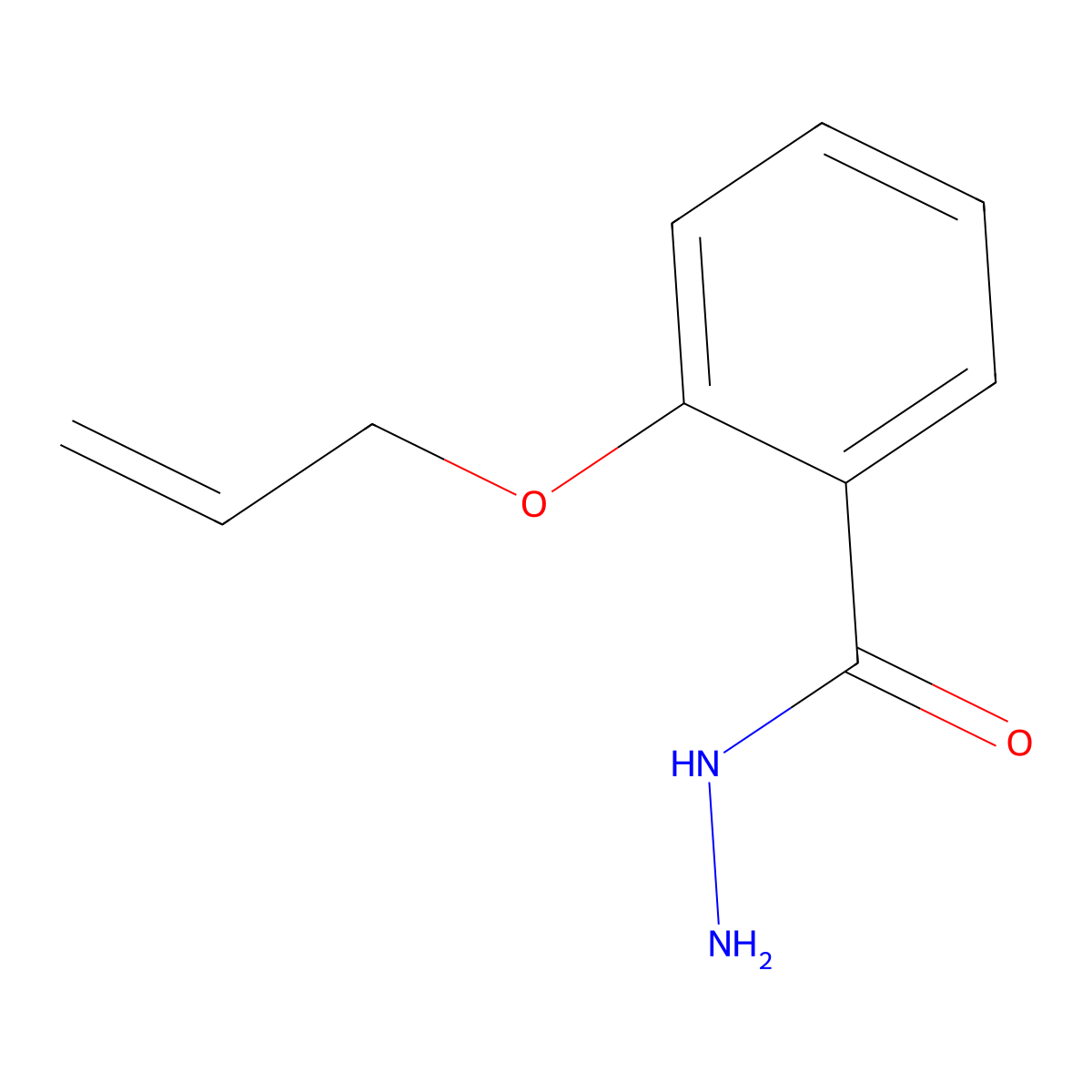 2-(Allyloxy)benzohydrazide molecular structure, CAS 18167-41-4