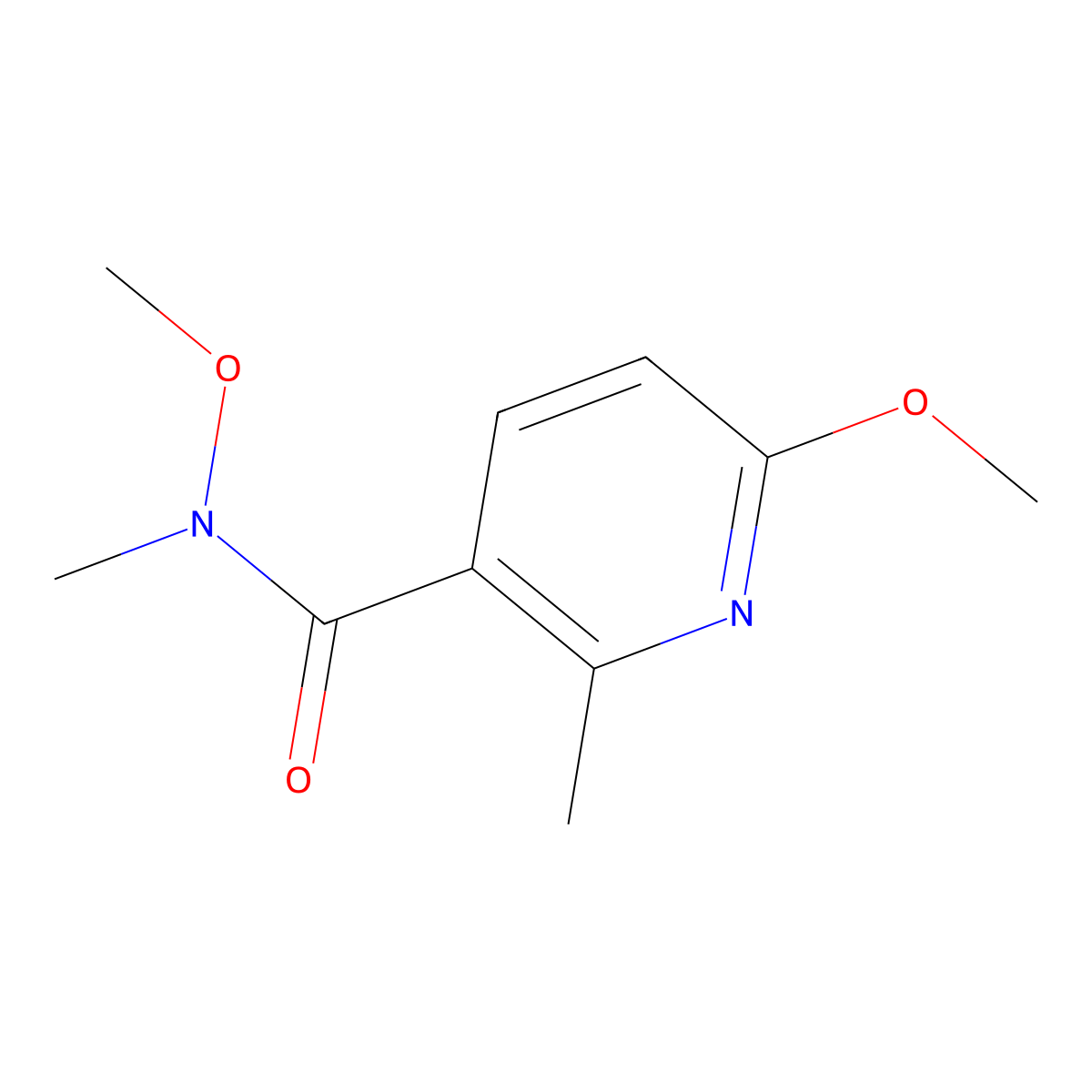 N,6-dimethoxy-N,2-dimethylnicotinamide molecular structure, CAS 1816990-89-2