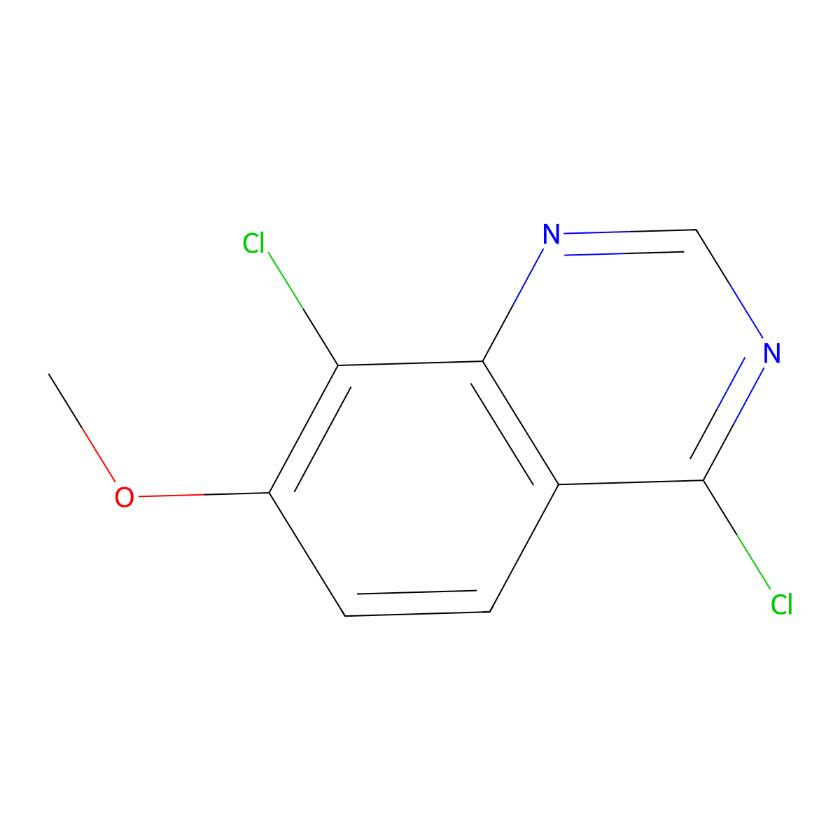 4,8-Dichloro-7-methoxyquinazoline molecular structure, CAS 1816992-67-2