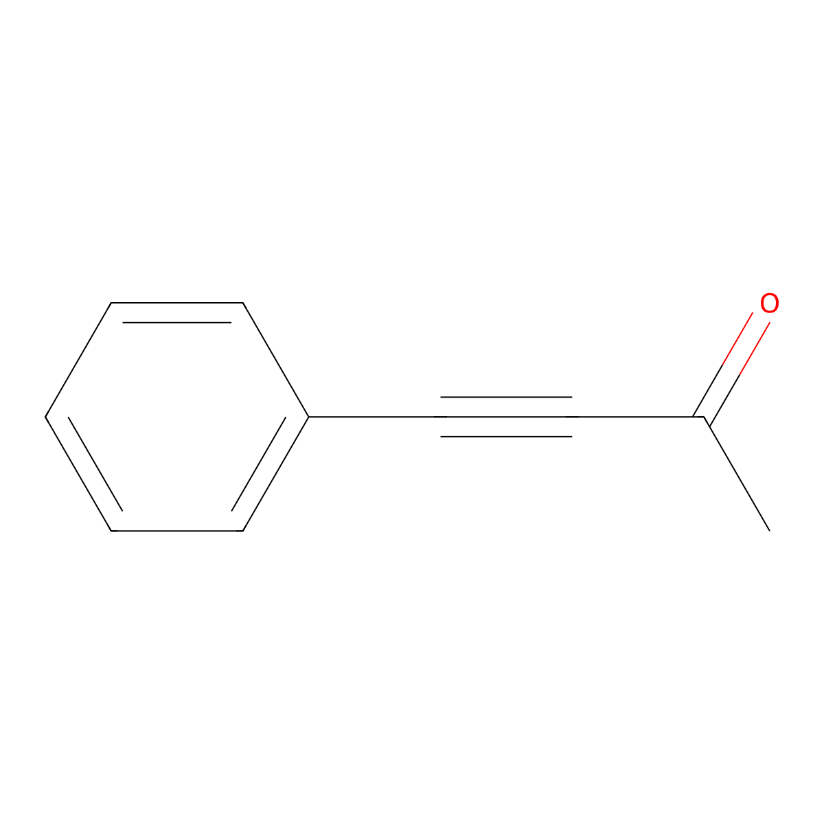 4-Phenyl-3-butyn-2-one molecular structure, CAS 1817-57-8