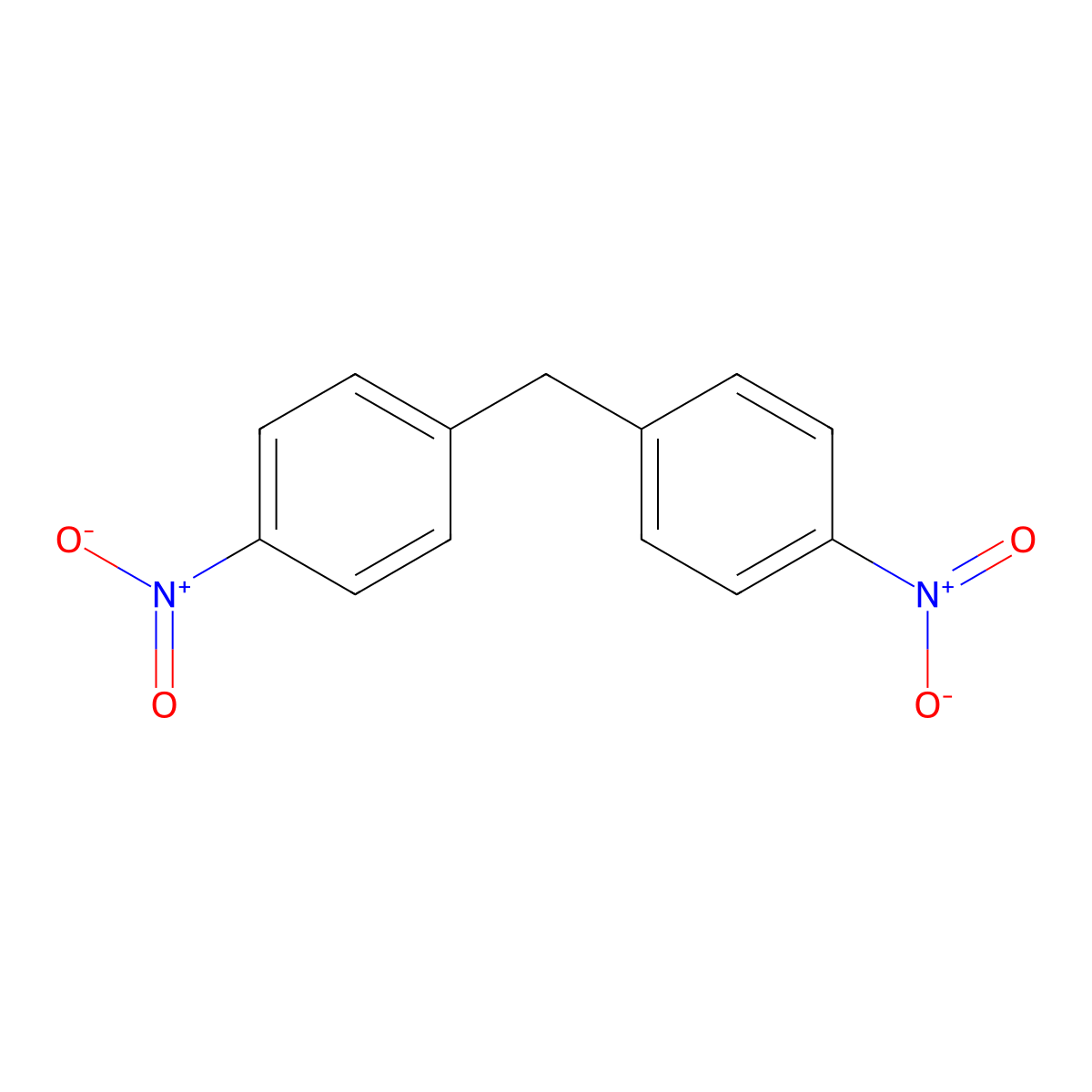 Benzene, 1,1'-methylenebis(4-nitro- molecular structure, CAS 1817-74-9