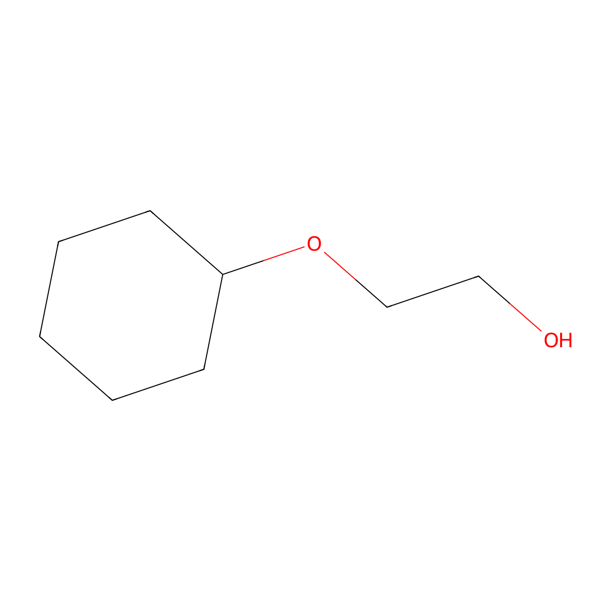 2-(Cyclohexyloxy)ethanol molecular structure, CAS 1817-88-5