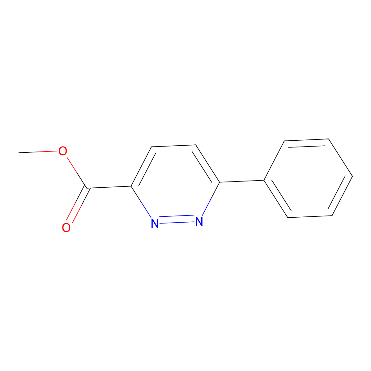 Methyl 6-phenylpyridazine-3-carboxylate molecular structure, CAS 181706-69-4