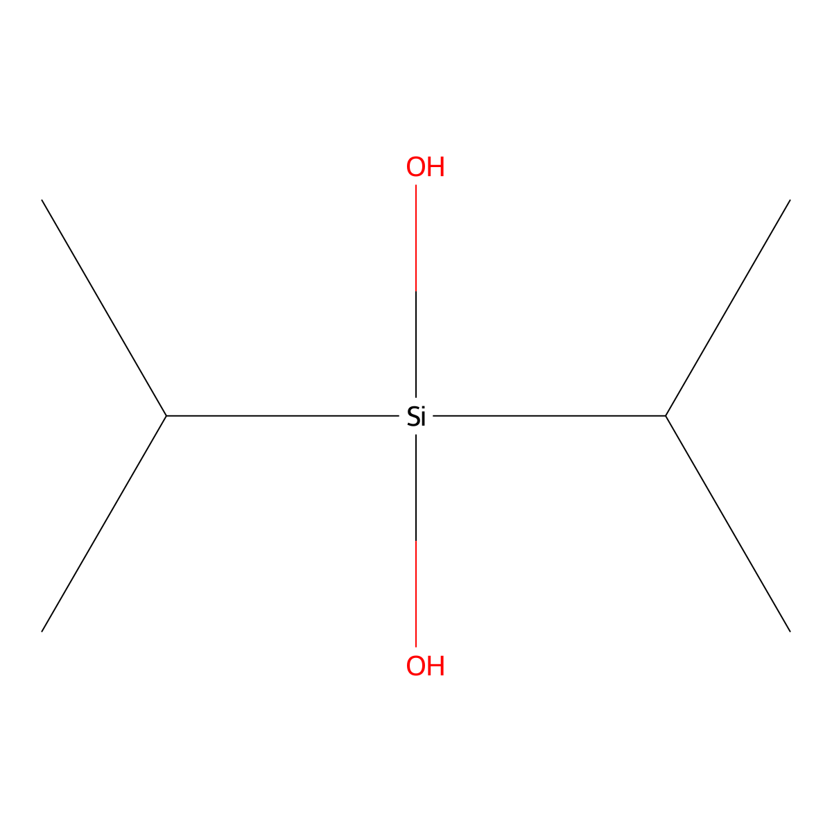 Di(propan-2-yl)silanediol molecular structure, CAS 18173-88-1