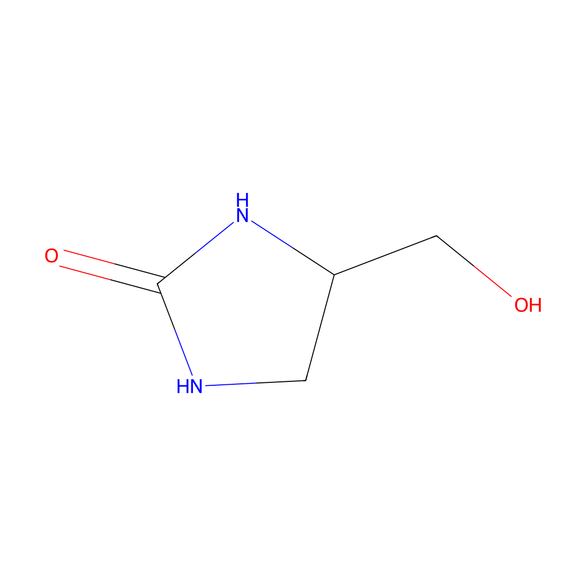 (4S)-4-(hydroxymethyl)imidazolidin-2-one molecular structure, CAS 1817632-91-9