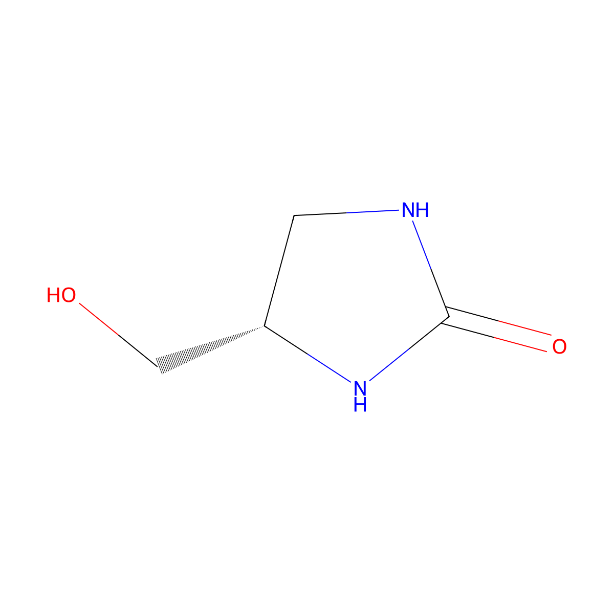 (4S)-4-(hydroxymethyl)imidazolidin-2-one molecular structure, CAS 1817632-91-9