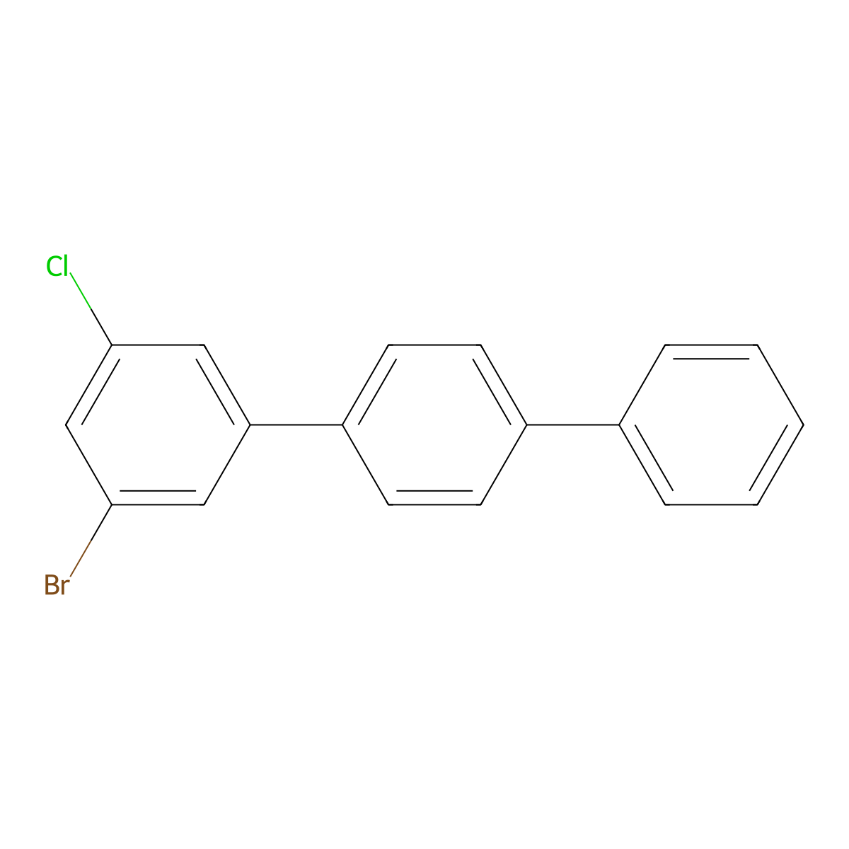 3-Bromo-5-chloro-1,1':4',1''-terphenyl molecular structure, CAS 1817642-12-8