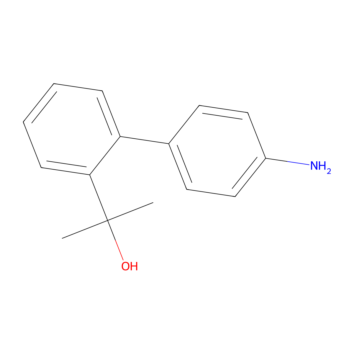 2-(4'-Amino-[1,1'-biphenyl]-2-YL)propan-2-OL molecular structure, CAS 1817837-53-8