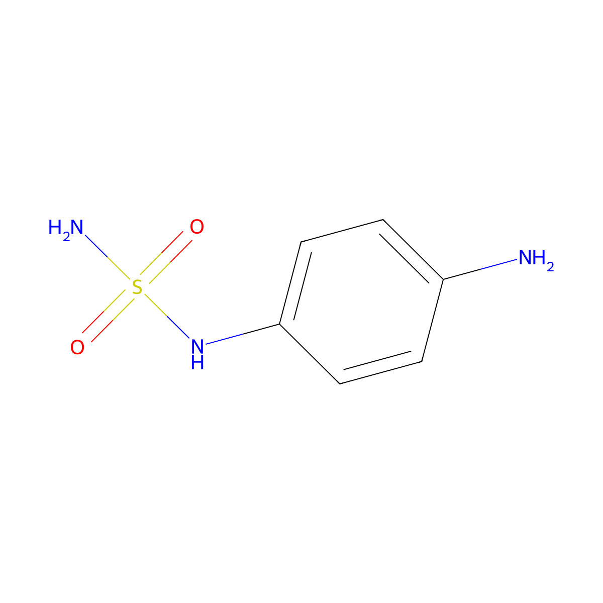 4-Aminophenylsulfamide molecular structure, CAS 18179-59-4