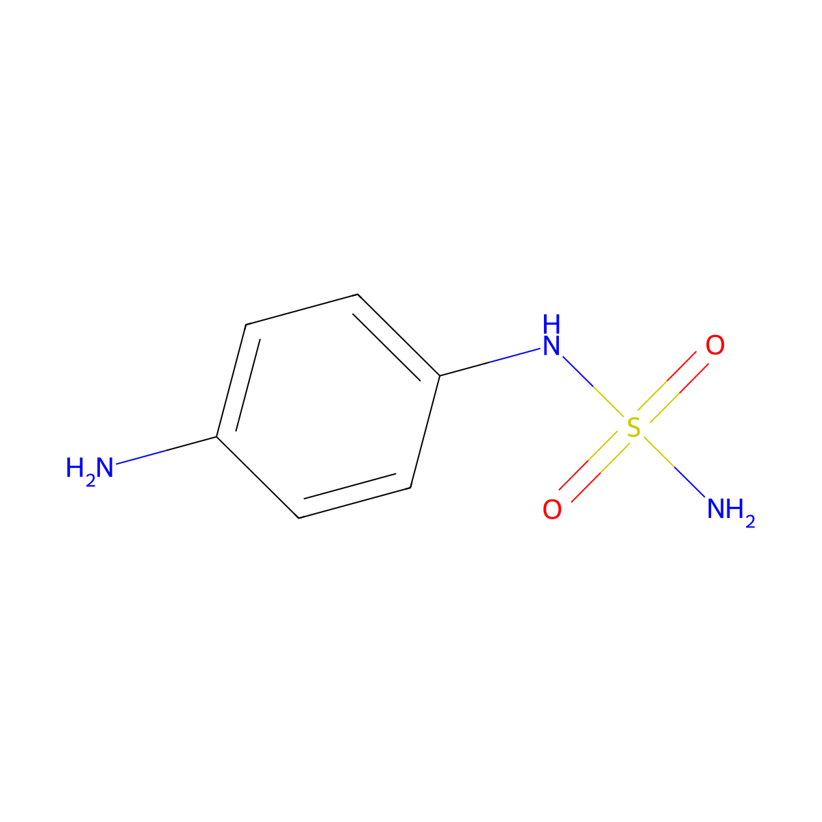 4-Aminophenylsulfamide molecular structure, CAS 18179-59-4