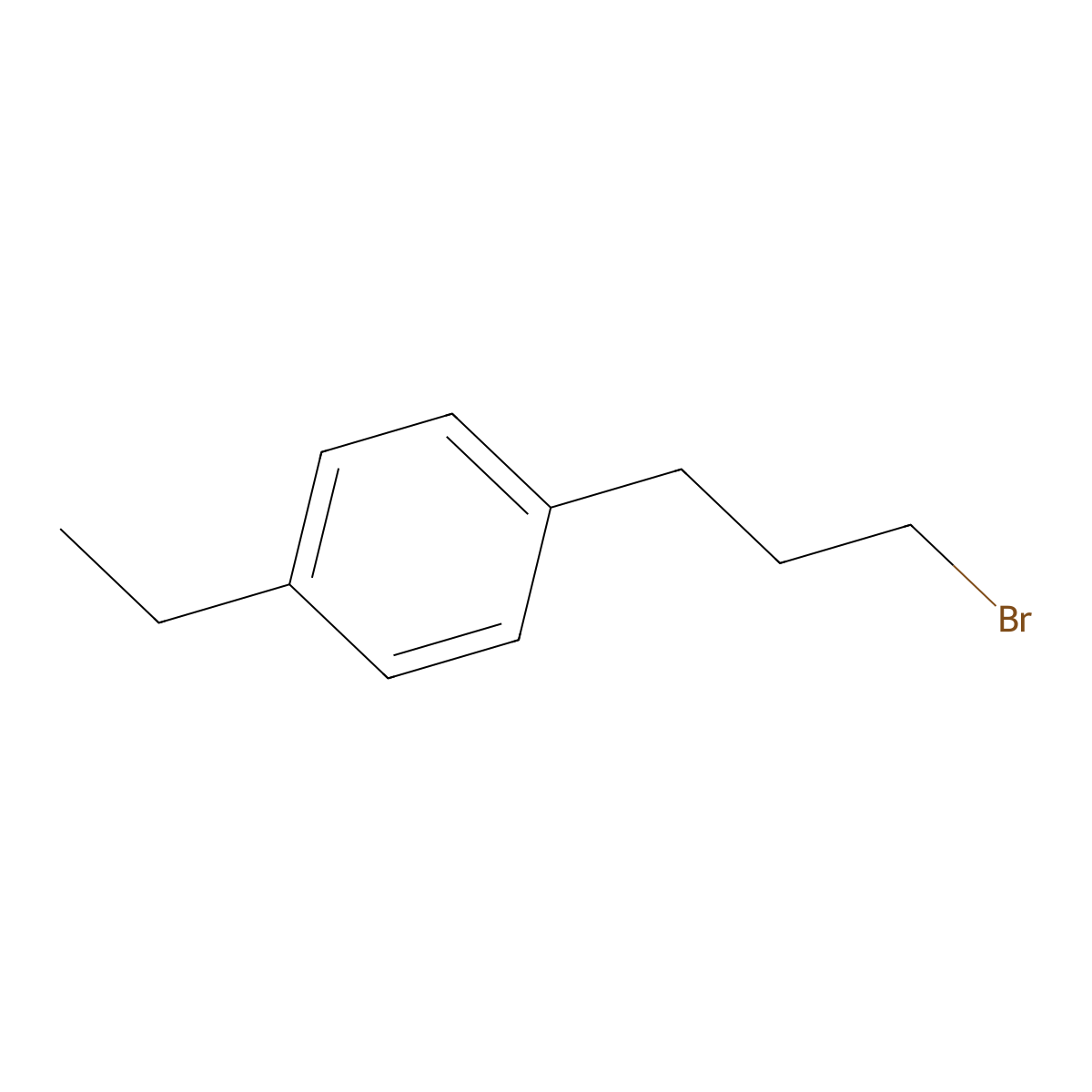 1-(3-Bromopropyl)-4-ethylbenzene molecular structure, CAS 181805-79-8