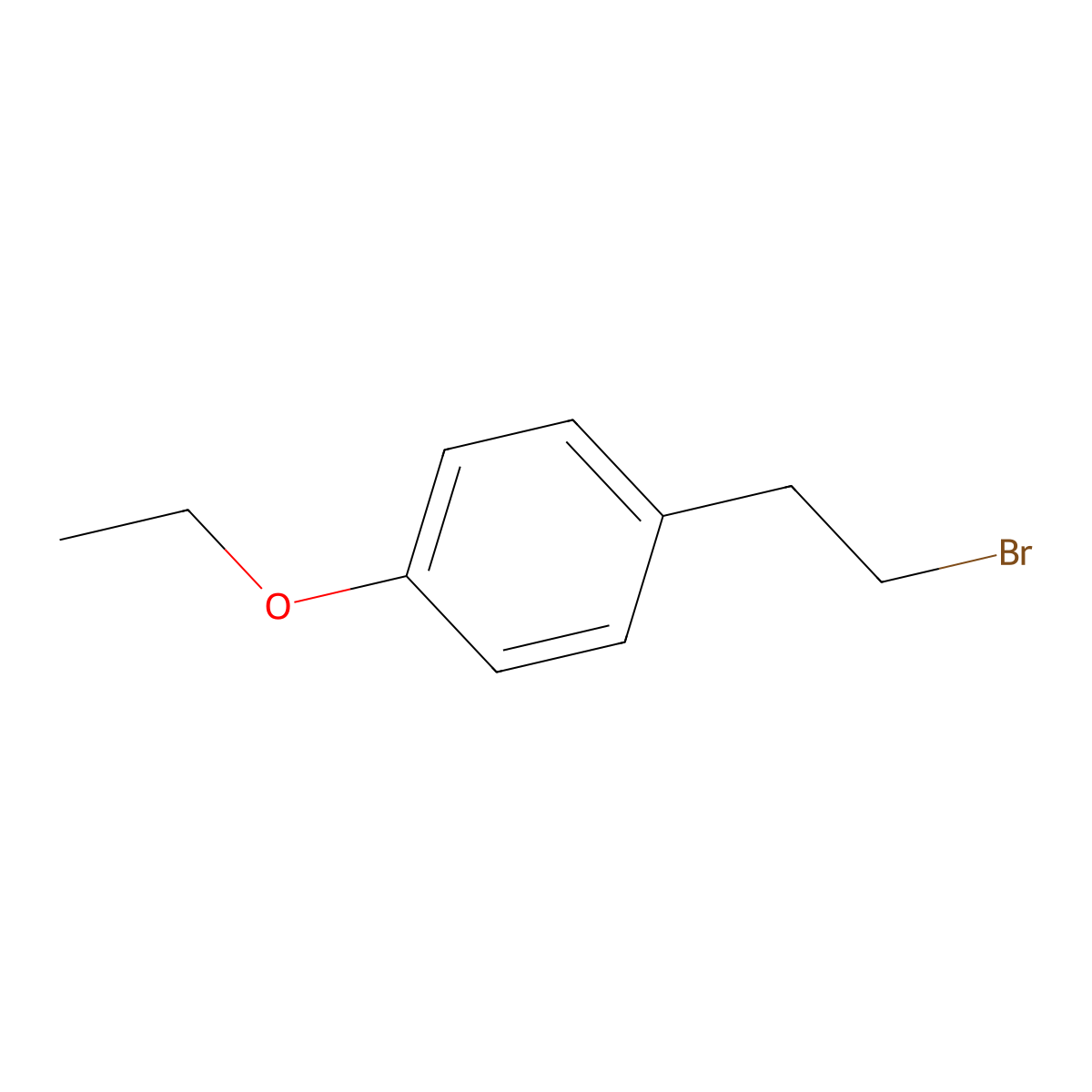 1-(2-Bromoethyl)-4-ethoxybenzene molecular structure, CAS 181806-27-9