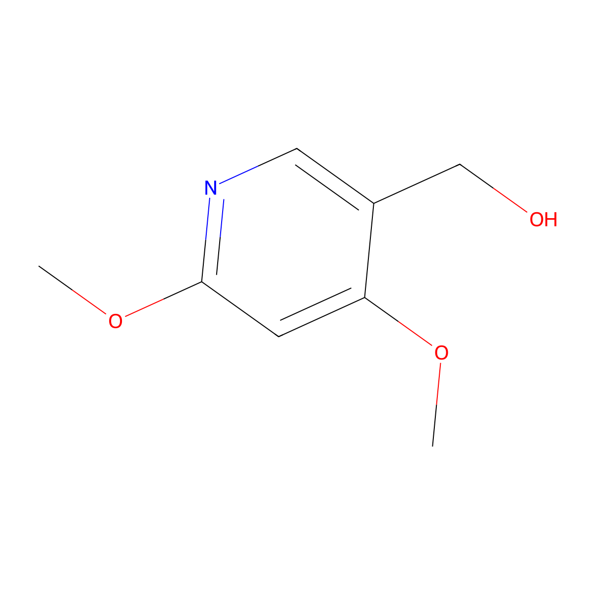 (4,6-Dimethoxypyridin-3-yl)methanol molecular structure, CAS 181819-65-8