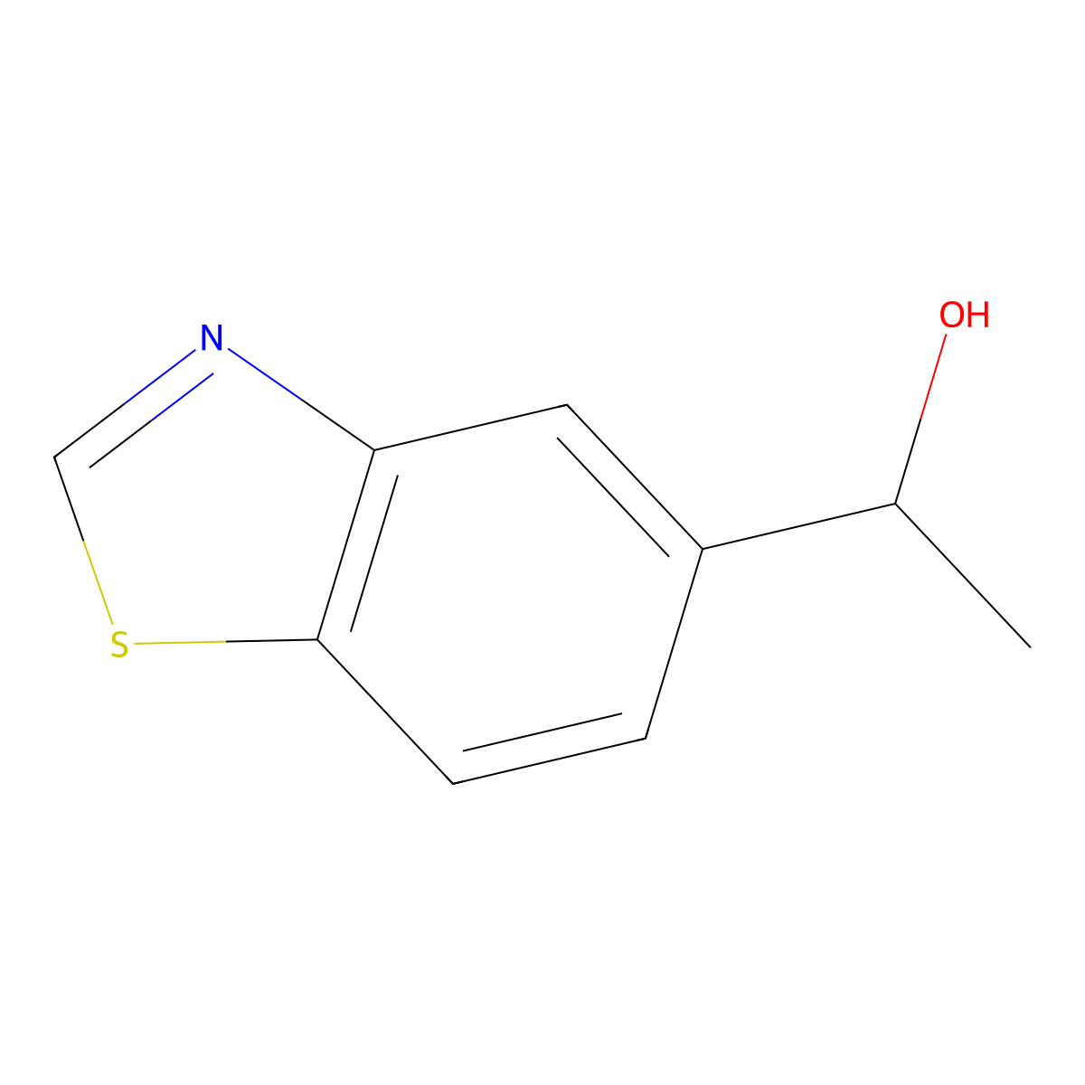 1-(Benzo[d]thiazol-5-yl)ethanol molecular structure, CAS 181820-03-1