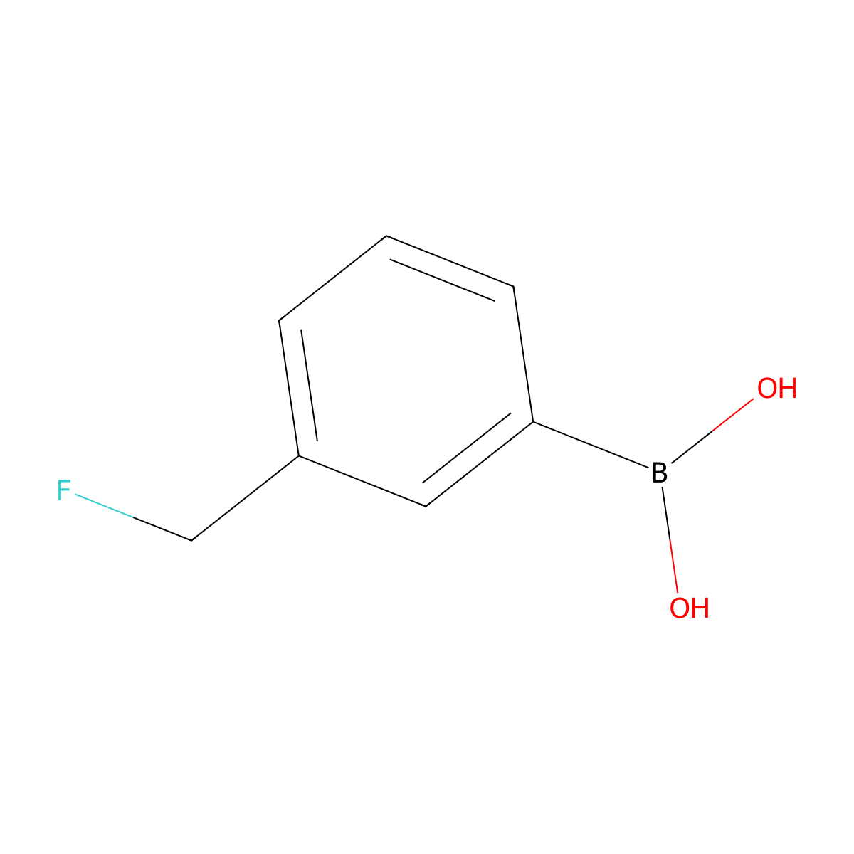(3-(Fluoromethyl)phenyl)boronic acid molecular structure, CAS 1818249-39-6