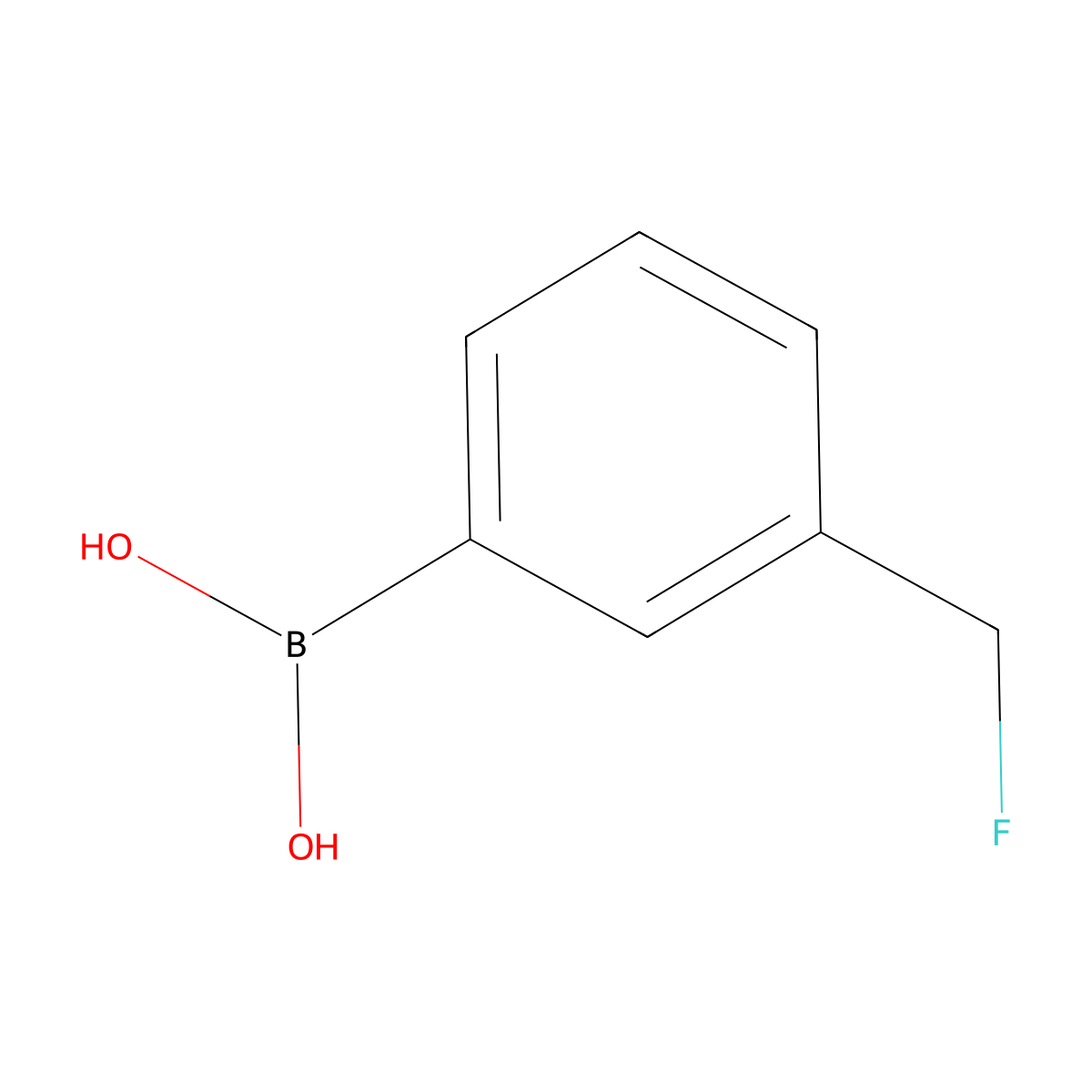 (3-(Fluoromethyl)phenyl)boronic acid molecular structure, CAS 1818249-39-6
