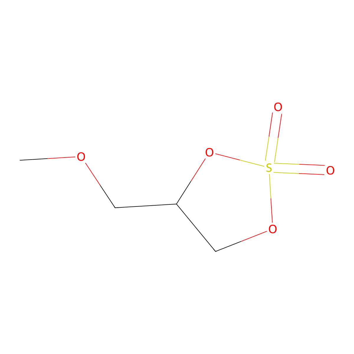 4-(Methoxymethyl)-1,3,2lambda6-dioxathiolane-2,2-dione molecular structure, CAS 1818393-01-9