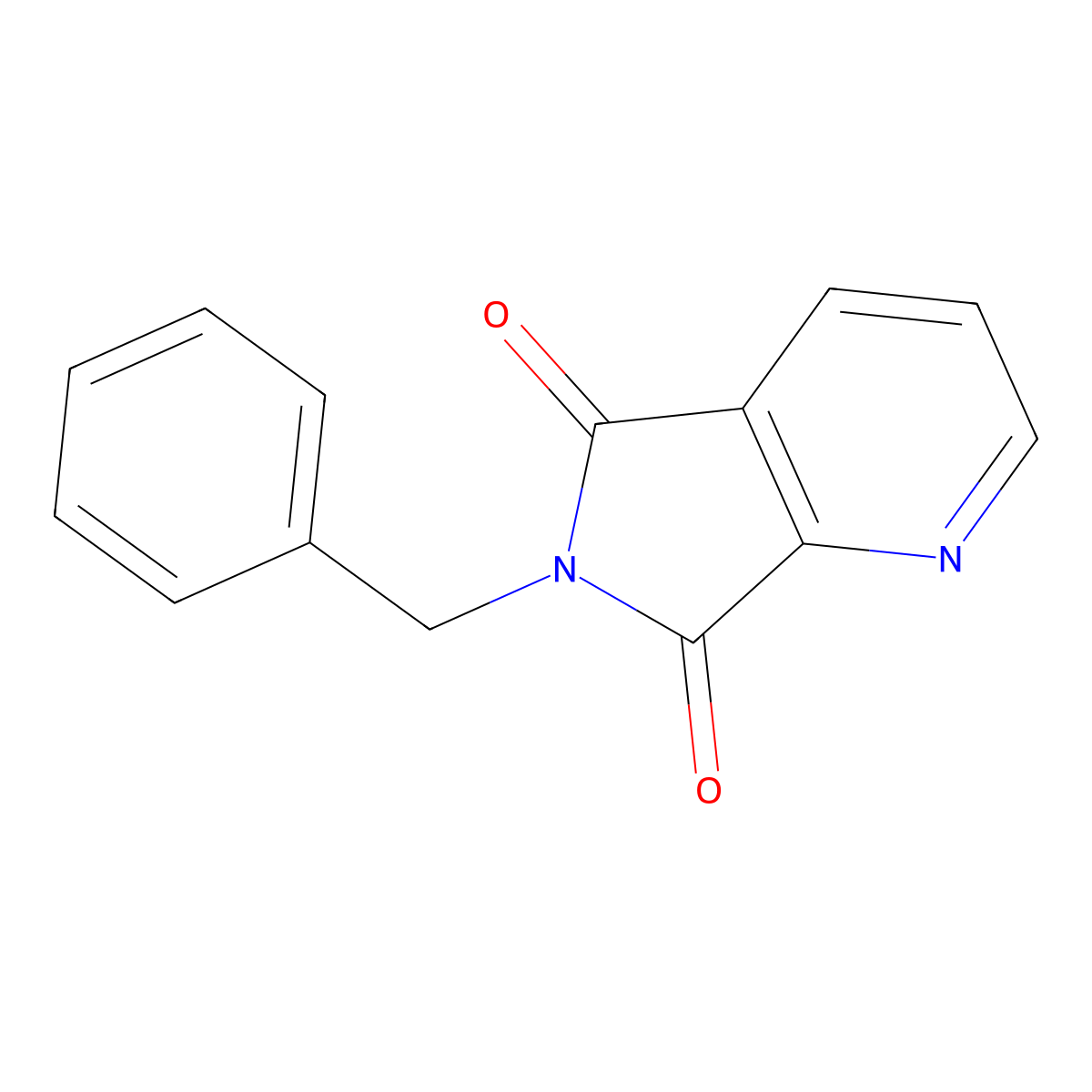 6-Benzyl-5,7-dihydro-5,7-dioxopyrrolo[3,4-b]pyridine molecular structure, CAS 18184-75-3