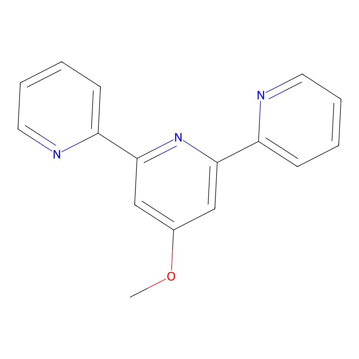 4-Methoxy-6-(pyridin-2-yl)-2,2'-bipyridine molecular structure, CAS 181866-50-2