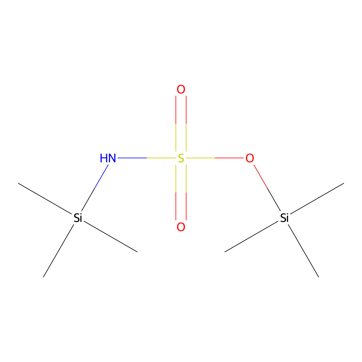 Trimethylsilyl (trimethylsilyl)sulphamate molecular structure, CAS 18187-06-9