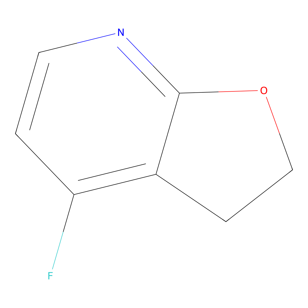 4-Fluoro-2H,3H-furo[2,3-b]pyridine molecular structure, CAS 1818847-50-5