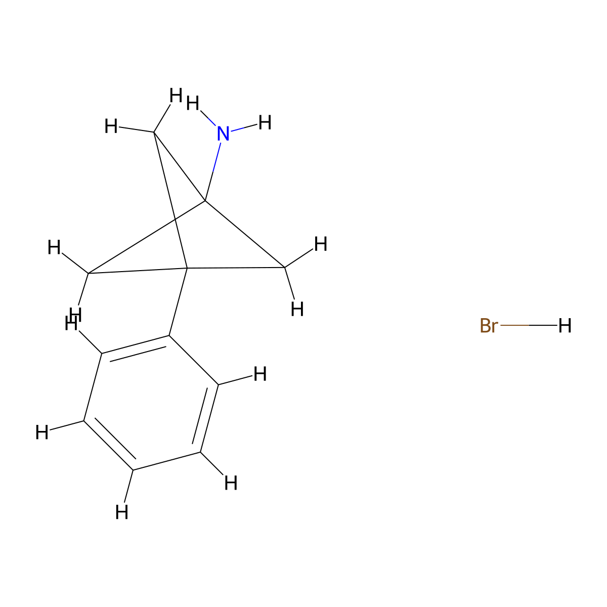 3-Phenylbicyclo[1.1.1]pentan-1-amine hydrobromide molecular structure, CAS 1818847-90-3