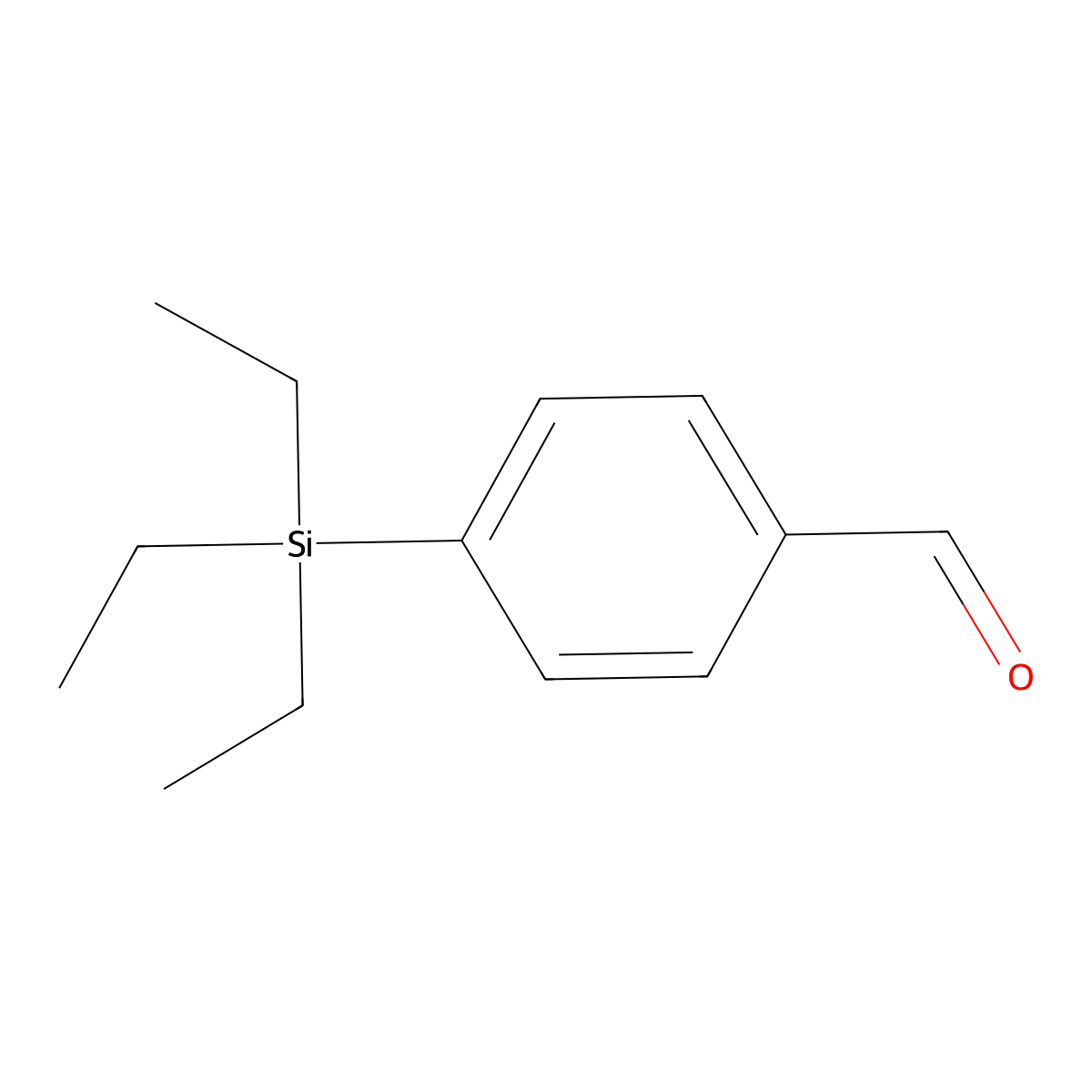 4-(Triethylsilyl)benzaldehyde molecular structure, CAS 18192-61-5