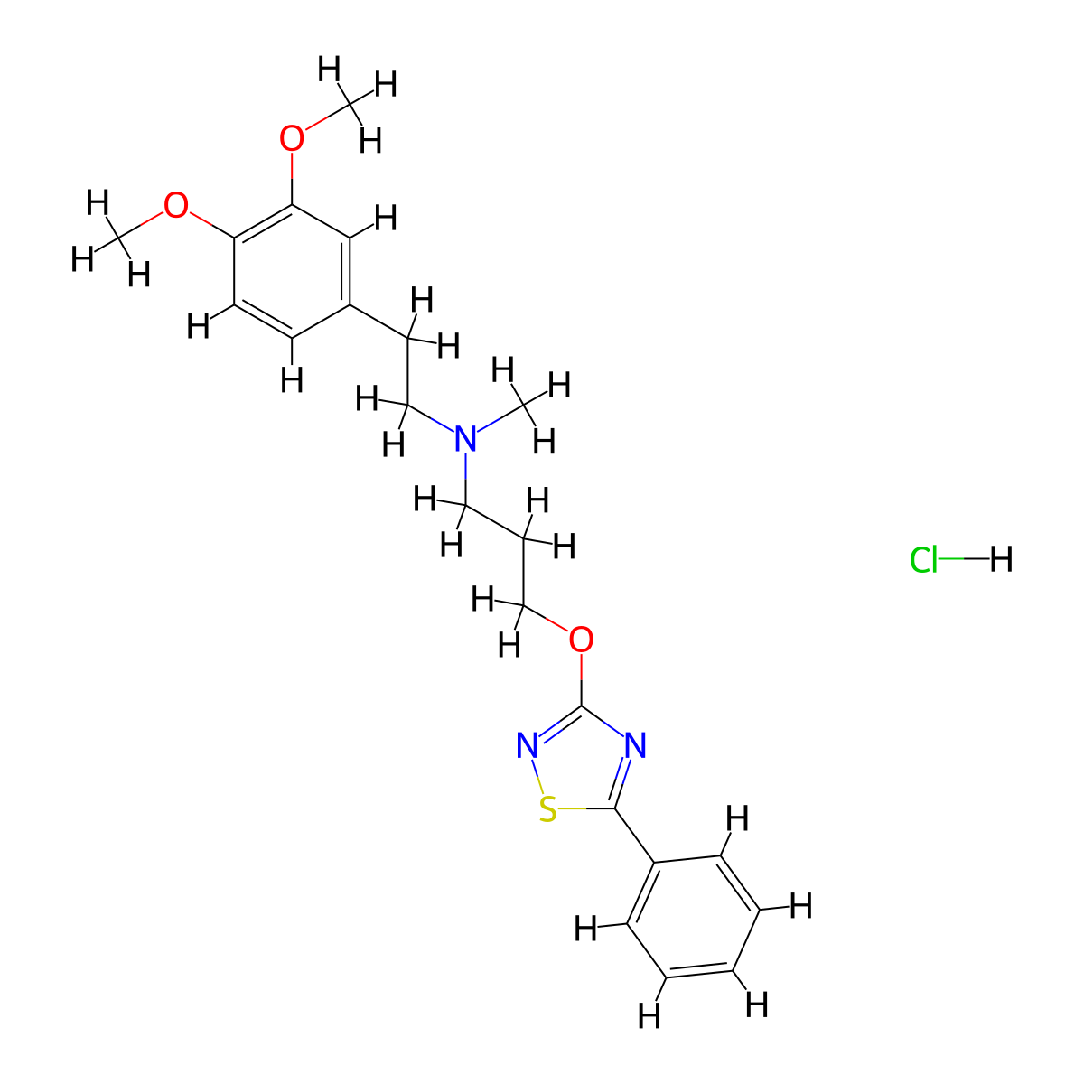 KC 12291 Hydrochloride molecular structure, CAS 181936-98-1