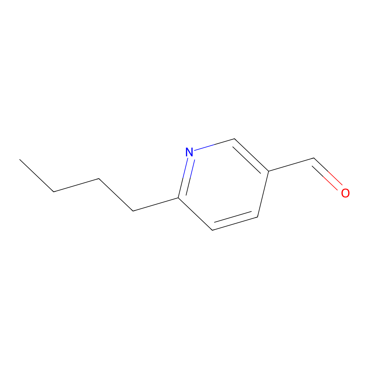6-Butylnicotinaldehyde molecular structure, CAS 181937-07-5