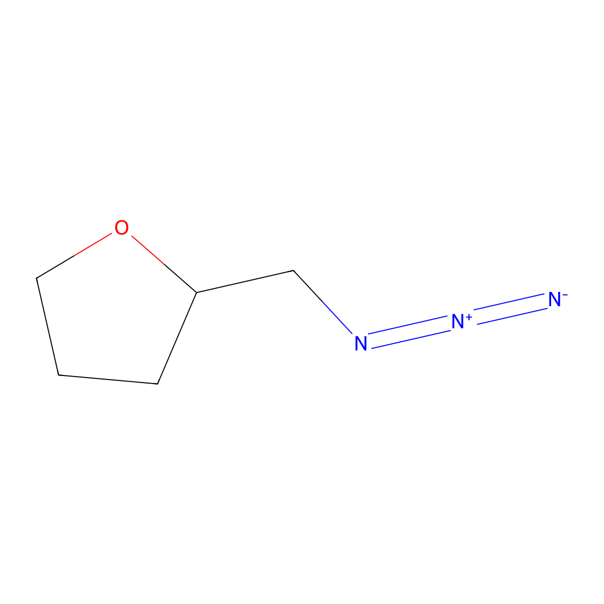 2-(Azidomethyl)tetrahydrofuran molecular structure, CAS 181945-10-8