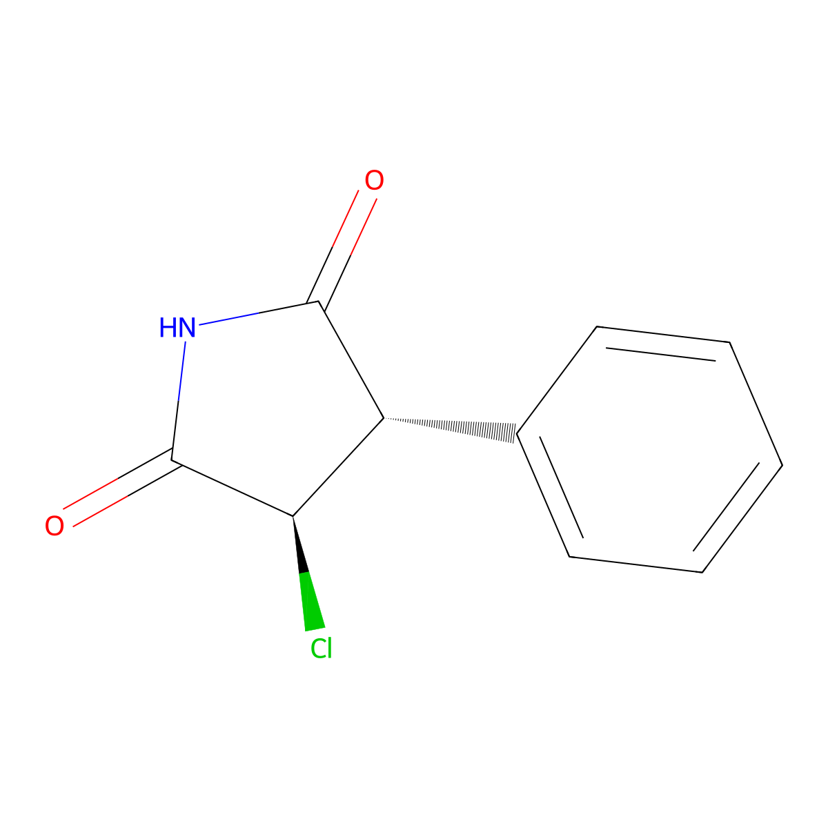 (3R,4S)-3-Chloro-4-phenylpyrrolidine-2,5-dione molecular structure, CAS 1820574-25-1