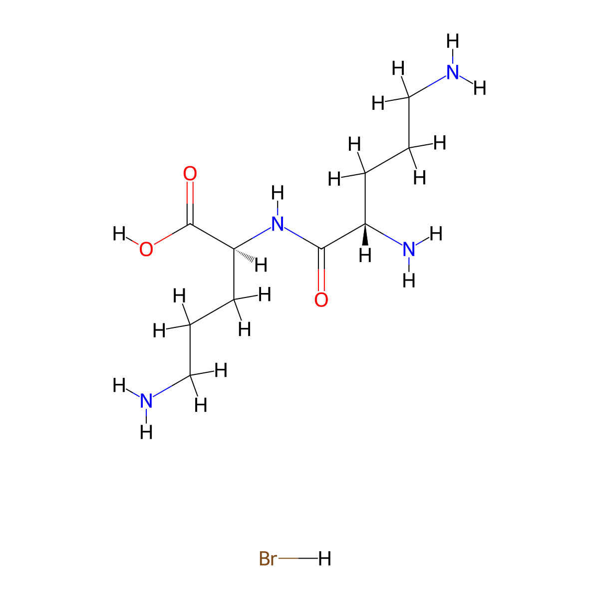 Orn-Orn-OH HBr molecular structure, CAS 1820579-70-1