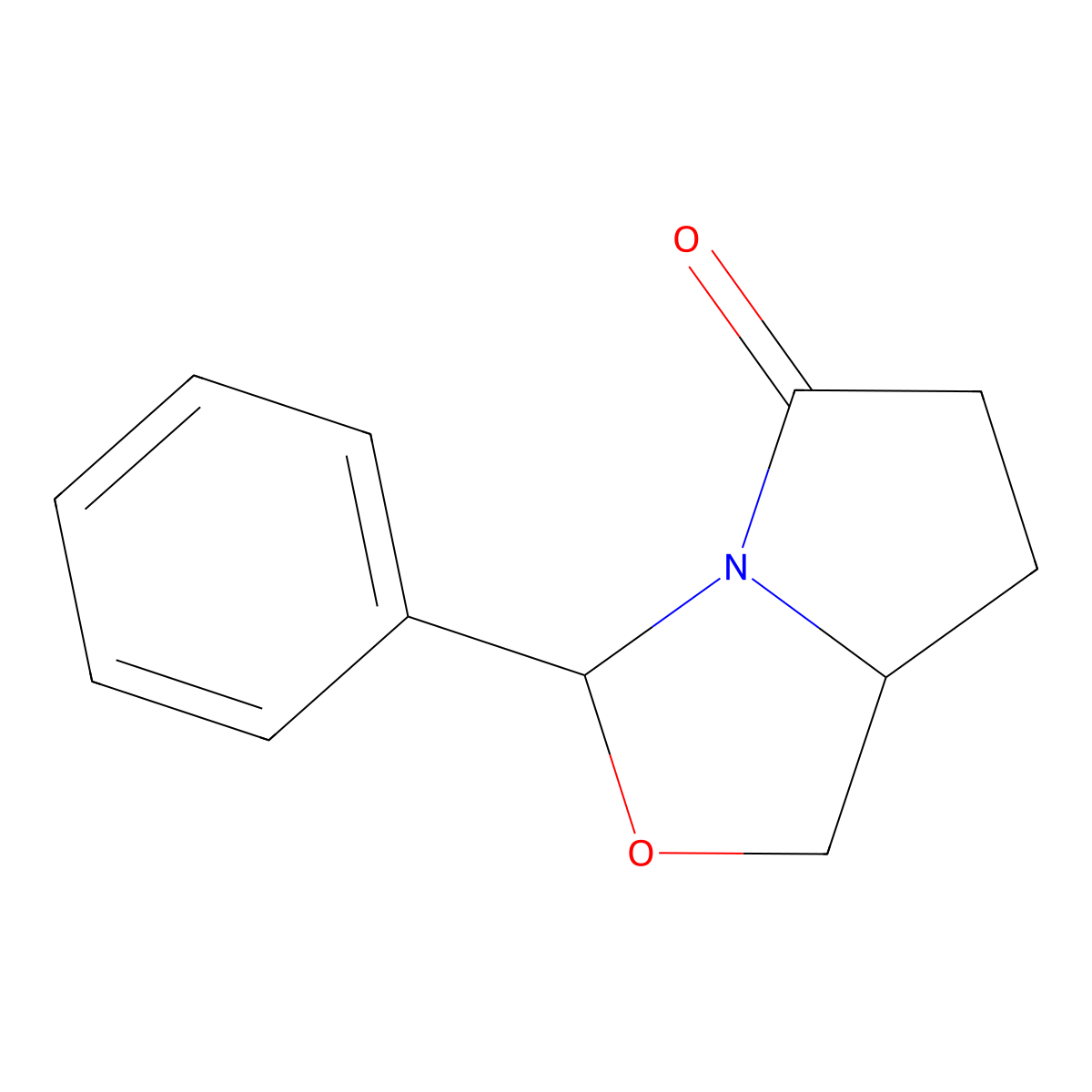 (3R,7AR)-3-Phenyltetrahydropyrrolo[1,2-C]oxazol-5(3H)-one molecular structure, CAS 1820583-17-2