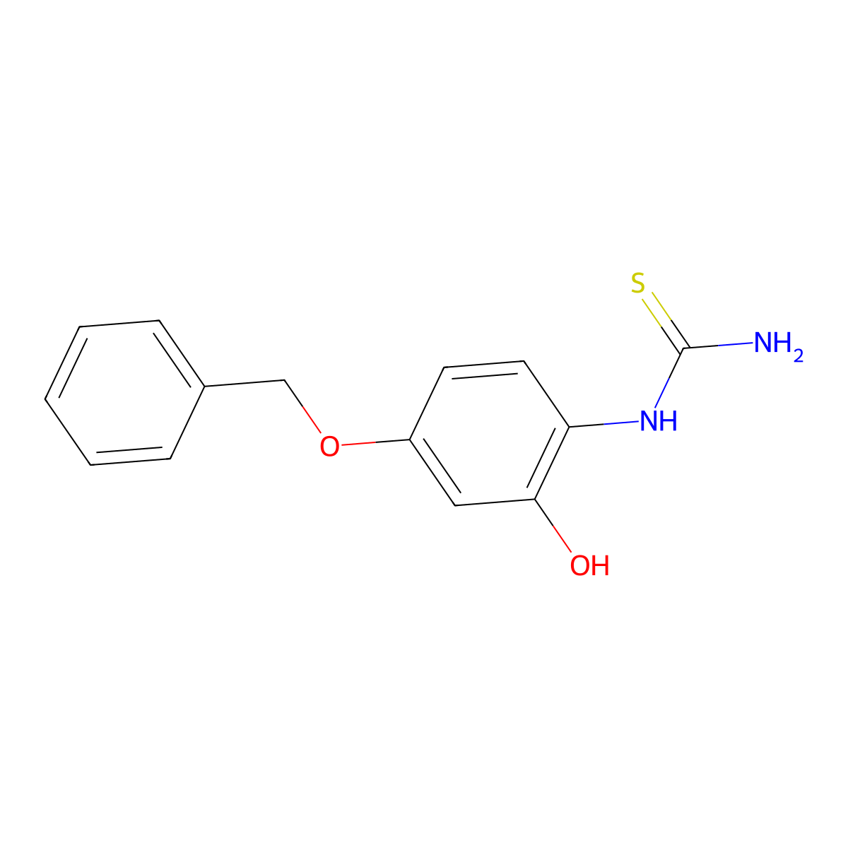 1-(4-(Benzyloxy)-2-hydroxyphenyl)thiourea molecular structure, CAS 1820609-07-1