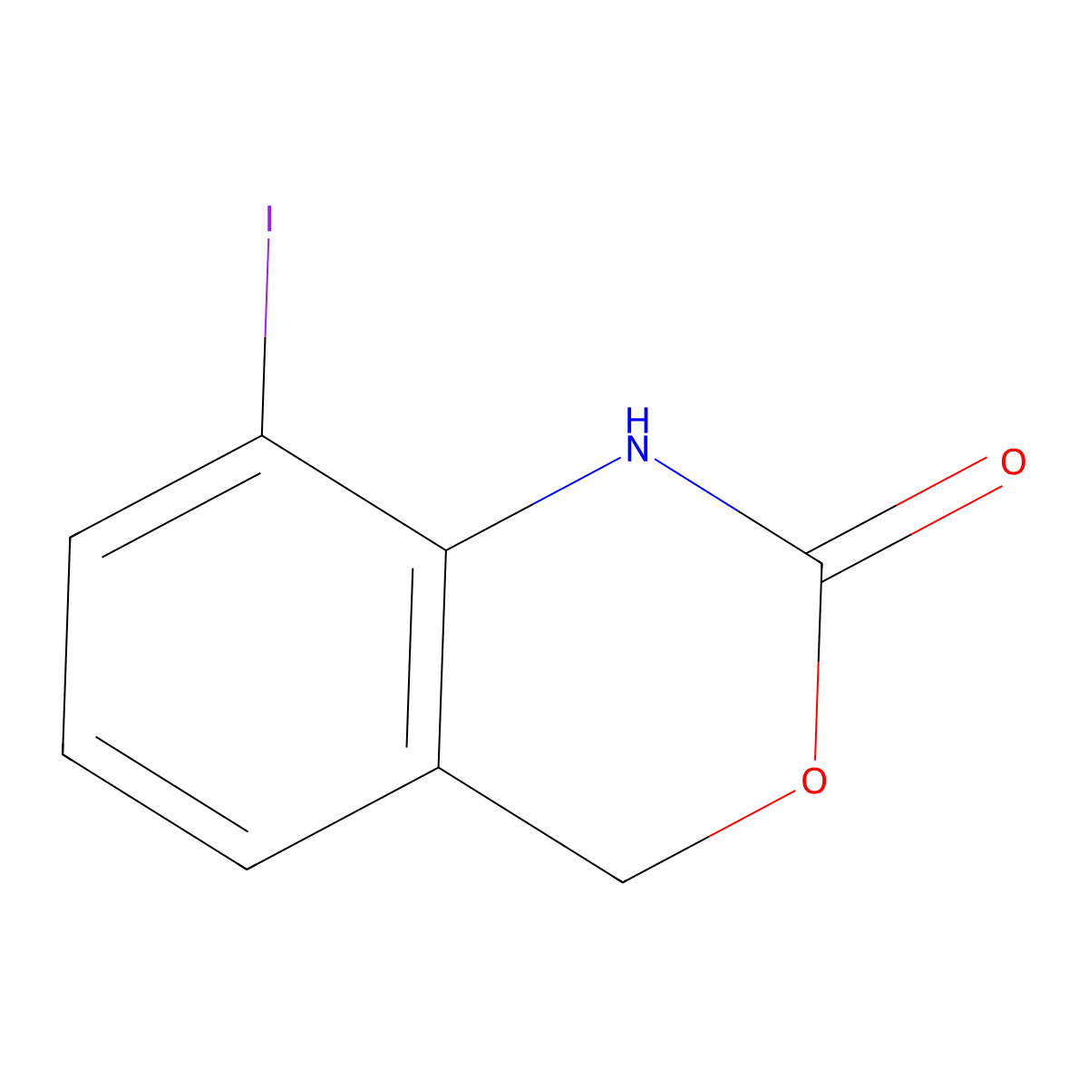 8-Iodo-1H-benzo[D][1,3]oxazin-2(4H)-one molecular structure, CAS 1820612-81-4