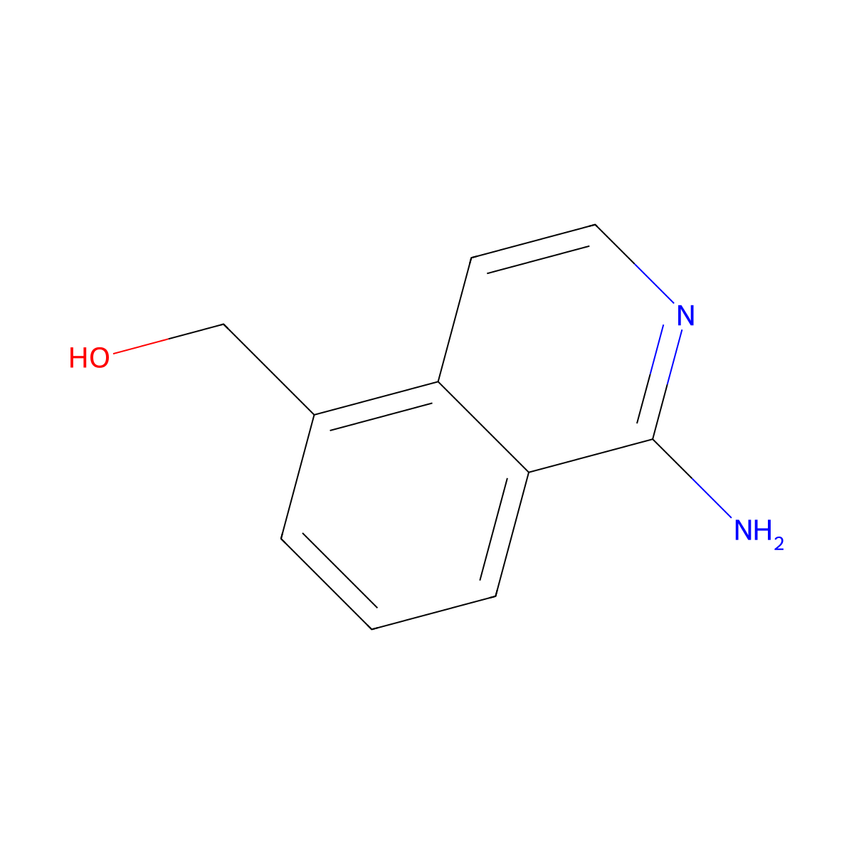(1-Aminoisoquinolin-5-yl)methanol molecular structure, CAS 1820614-86-5