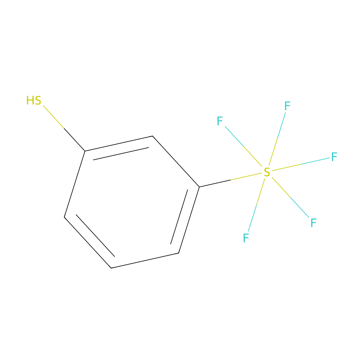 3-(Pentafluorothio)thiophenol molecular structure, CAS 1820618-54-9