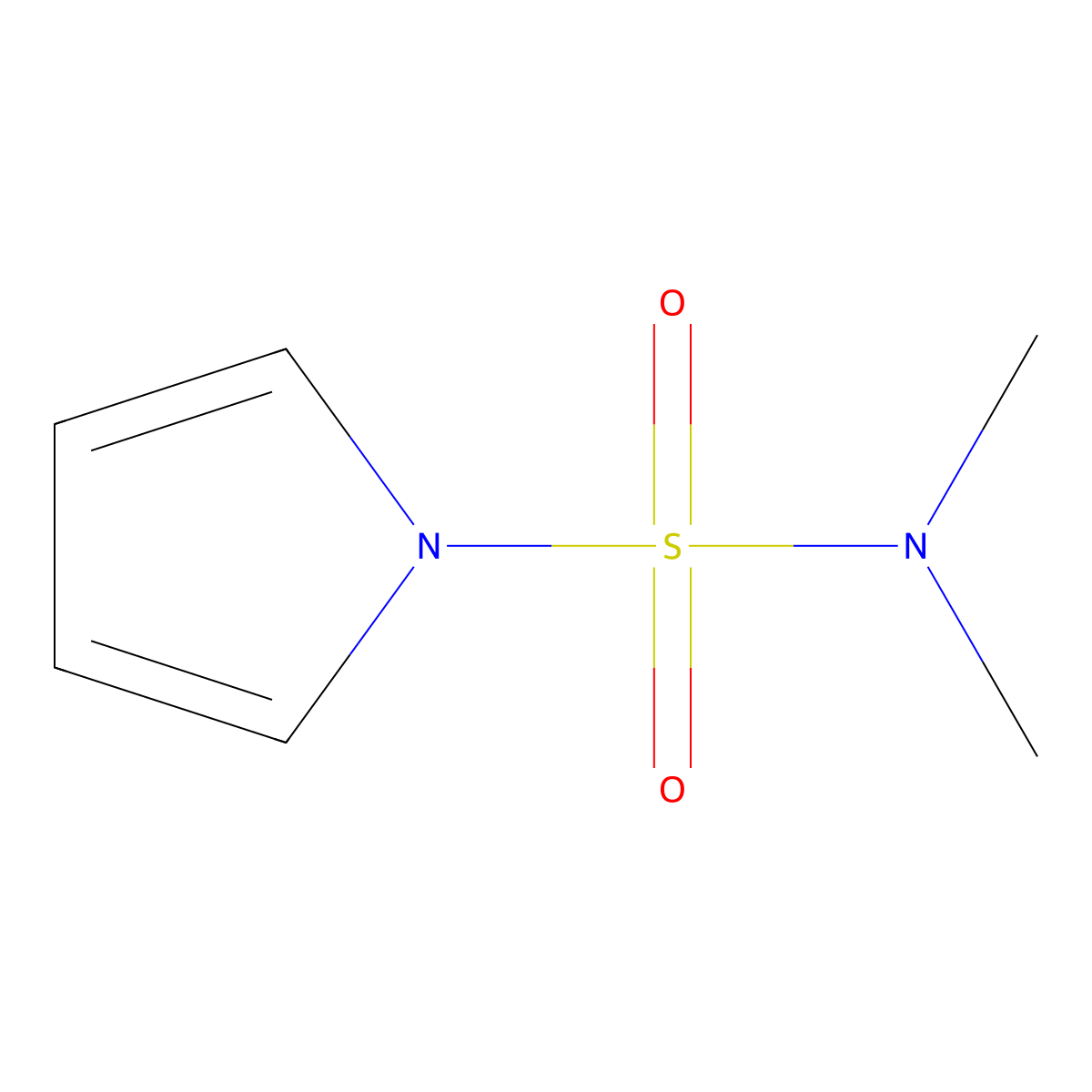 N,N-Dimethyl-1H-pyrrole-1-sulfonamide molecular structure, CAS 1820619-15-5